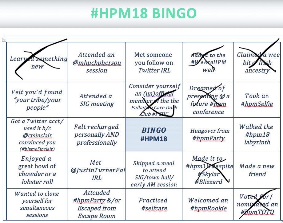 MackDaniek's tweet image. Thanks to #playhello, I got to learn something new and mark another box on my #hpmBINGO card.  #hpm18