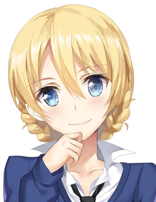 ダージリン様を描いています。 #ガルパン #gup 