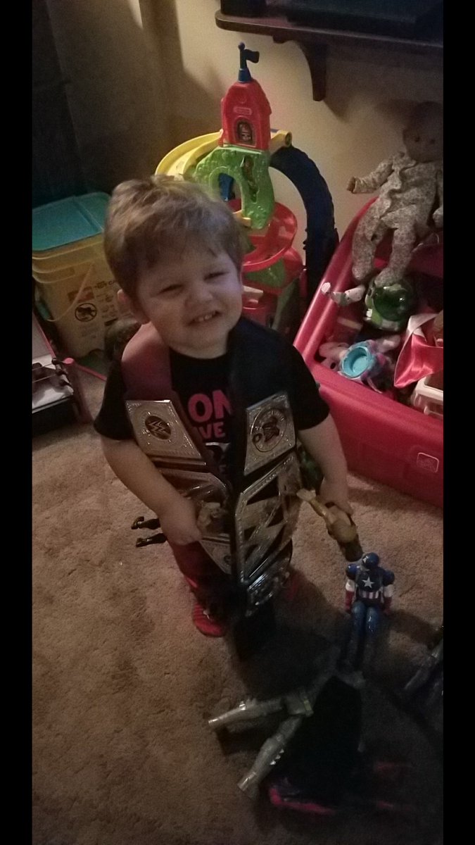 TheCJPrince's tweet photo. https://t.co/261soH6BCe undefined I'm entered into the #WWEEliteSquad #Sweepstakes and I want to win a trip for me and my family to WrestleMania 34! My 2-year-old son is a HUGE WWE fan and I'd love for him to have this opportunity! His favorite Superstar is @BraunStrowman @WWE https://t.co/ZDt08JXI5i