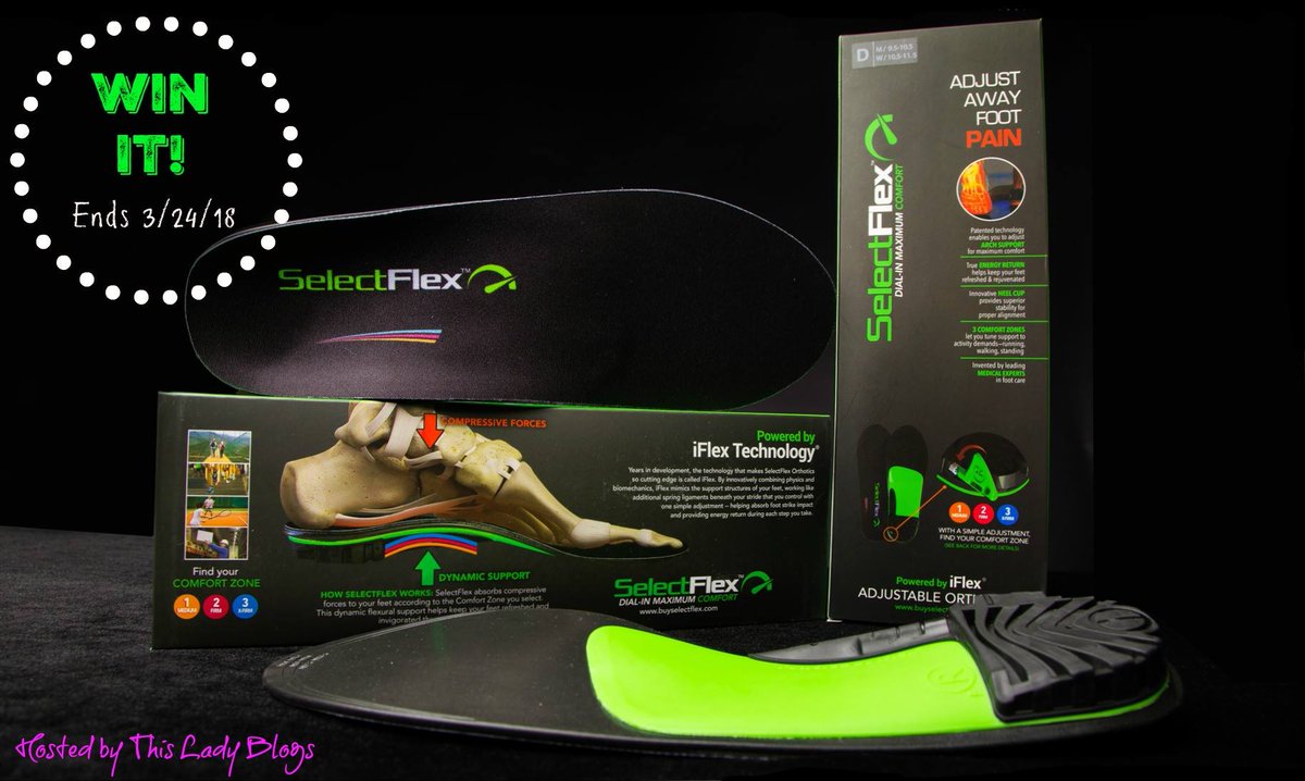 pamelamaynard's tweet image. 2 Winners -SelectFlex Orthotic Inserts US 3/24 #MomDoesReviews #giveaway #selectflex momdoesreviews.com/2018/03/14/2-w…