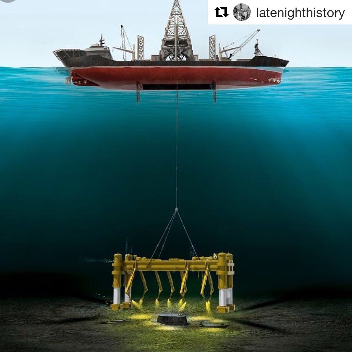 latenitehistory's tweet photo. #LateNightHistory - #ProjectAzorian involved the CIA, the US Navy, a billionaire who customized a deep-sea ship with six years of planning, an $800 million budget, and the wherewithal to steal a nuclear submarine right in front of Soviet surveillance - https://t.co/35B8G5zDF7 https://t.co/NKzoMRxywX