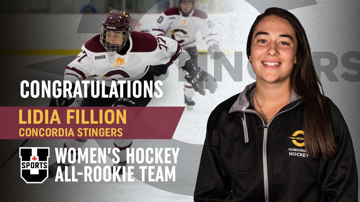 What a great night for Stingers hockey! Sherbrooke's Lidia Fillion (<a href="/PatriotesStLo/">Patriotes CSL</a>)  of the women's team picks up a national award at the U SPORTS gala in London, Ont. ➡️ stingers.ca/news.php?id=15…