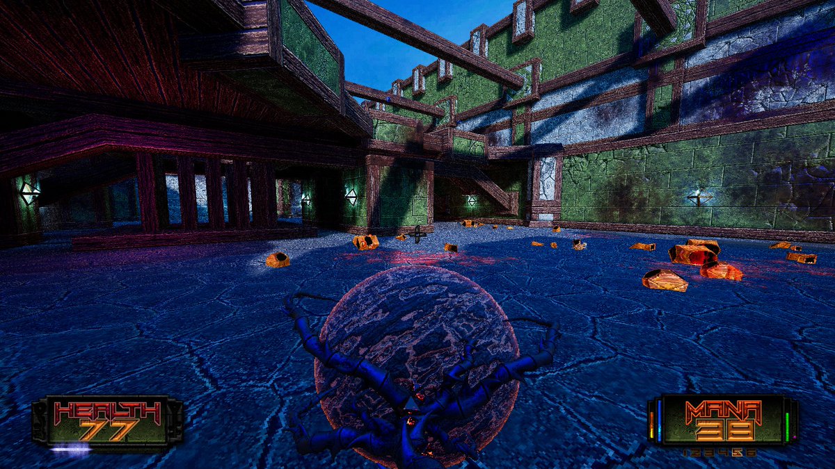 scwiba's tweet image. What idiot called it #AmidEvil and not The Amazing Technicolor DreamQuake?

Seriously, @IndefatigableNZ, this might be my favorite game so far in 2018.