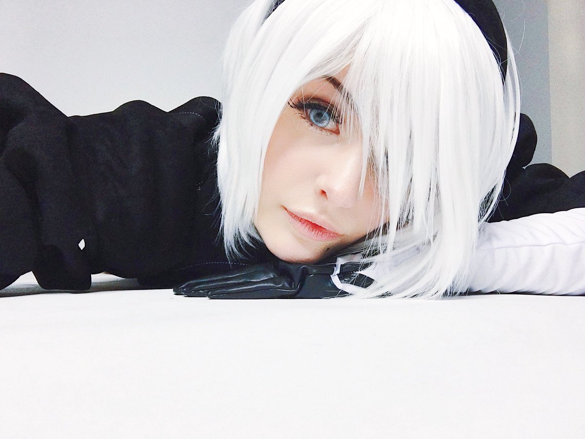 Lenses are ice queen from @ohmykitty4u #2b #lewd #cosplay #2bcosplay #nier.