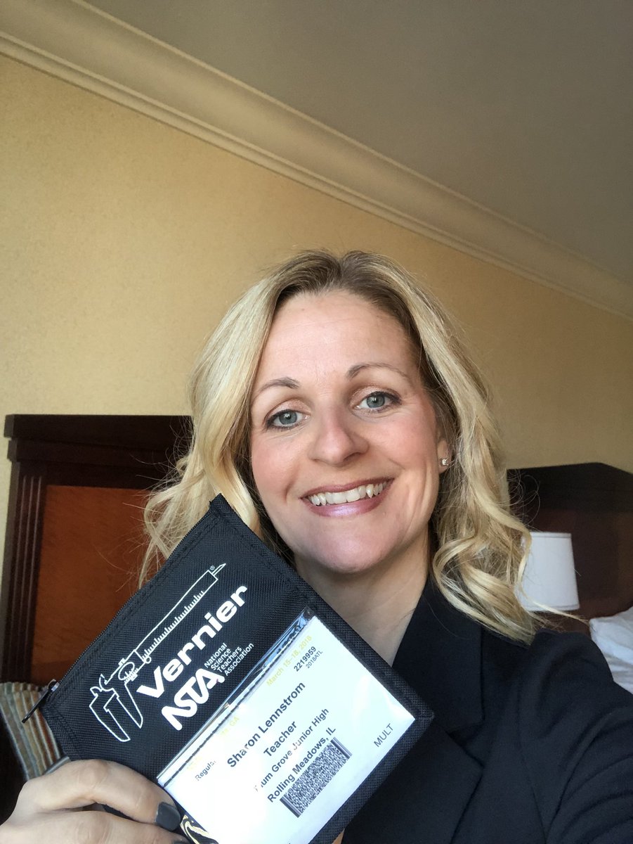 lennstroms's tweet photo. It has officially begun...and I’m going to need a bigger suitcase!! @D15Schools @PlumGroveJH @d15_STEM  #NSTA18 https://t.co/DZxZzVnJPu