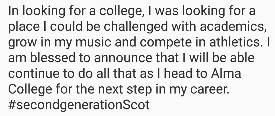 jacknordbeck's tweet photo. Blessed to announce that I will be continuing my running career at Alma College next year! @CoachMoran31 @fhspatriots @fhstrack @fhsgirlscctrack #ALMASCOTS https://t.co/33adl6cJdj