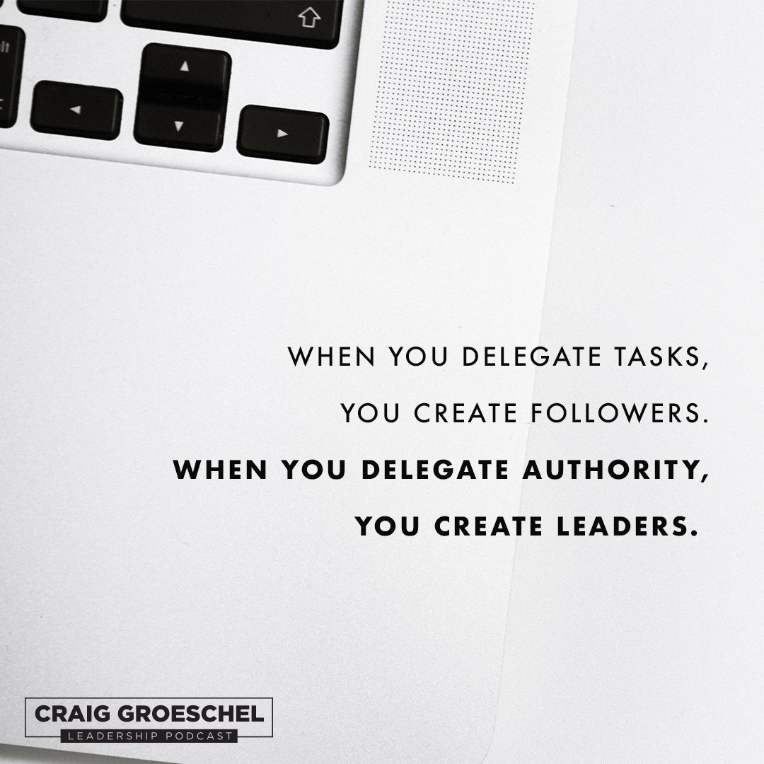 Empowering leaders don't just produce followers–they produce other great leaders! #leadershippodcast