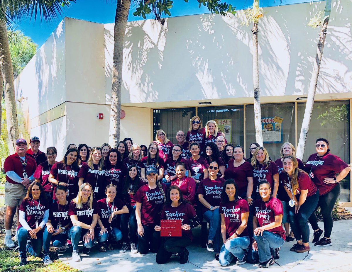 We stand with MSD! #MSDStrong #BrowardStrong #NeverAgain