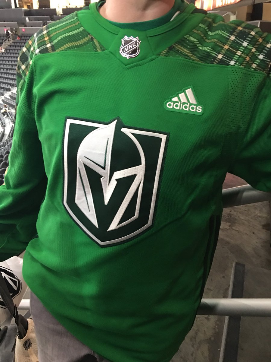 golden knights st patty's day jersey