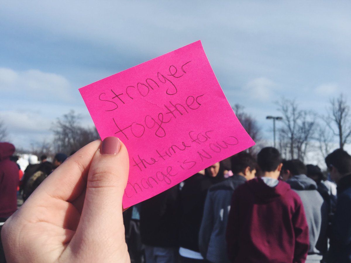 thewiremwhs's tweet photo. MWHS students took part in the National School Walkout Today. https://t.co/ndakjr6hfE