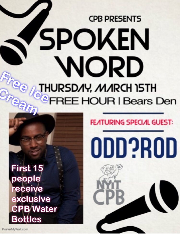 Amazing Spoken Word Poet during Free Hour.
