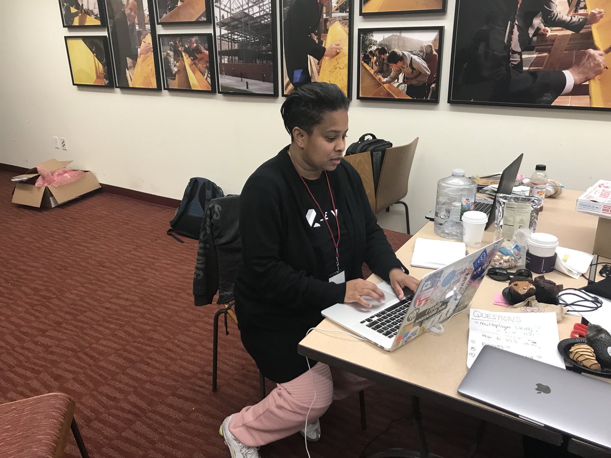 multihyphenate's tweet photo. This year’s #creatingreality #hackathon @USC challenged me in new ways, I learned about advanced features for @IBMWatson @unity3d and @Esri #arcGIS #360video #CityEngine #toneanalyzer #fighton ✌🏽#problemsolving #developer #vr #ar #xr #blacknstem https://t.co/VdMM7ez8AW
