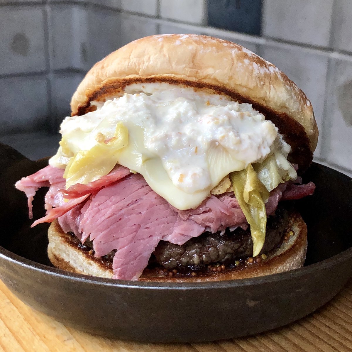 plancheck's tweet photo. ☘️ We’re vying for the hearts of the Irish this Saturday. Join us for St. Pat’s and nosh on our #CornedBeef and Cabbage Burger backed by a side of Potato Soup Fries. #almostIrish #saintpatricksday https://t.co/SNU2BHYJEe