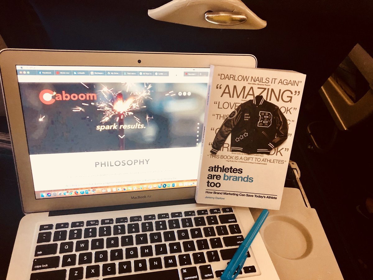 BASeebohm's tweet photo. My favorite new airline flights book! Bravo to friend @JeremyDarlow for #AthletesAreBrandsToo - have already ordered several as #sportsbiz client gifts. https://t.co/sed54AI7Kc