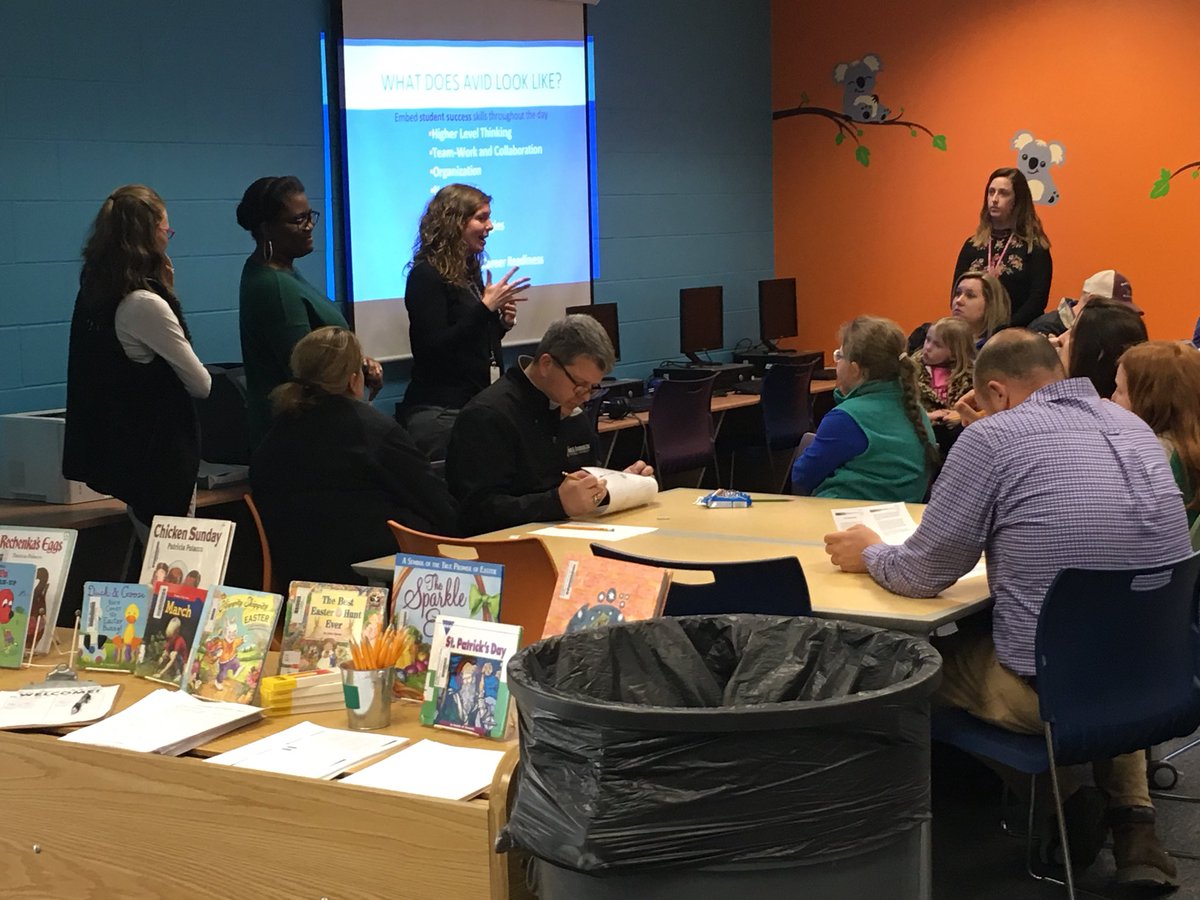 Sugg Bundy 4th grade teachers rocking a Parent AVID night !