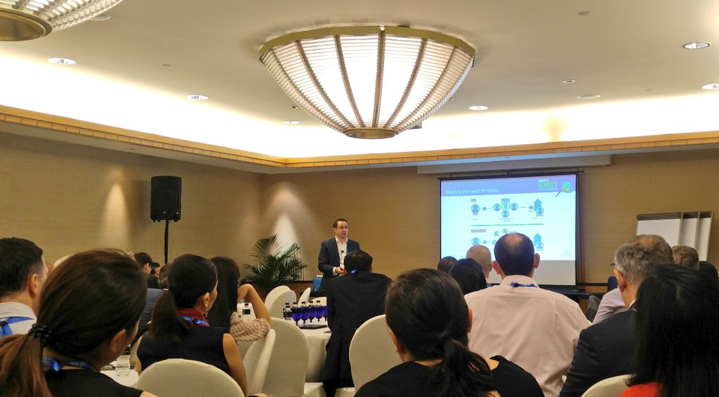ColliersAPAC's tweet photo. "CRE is especially ripe for blockchain-based disruption because of the complexity of the typical property transactions. Smart contracts could potentially speed this up without the need for human involvement." #BlockchainREady #CNGSingapore https://t.co/PrQfWyFRiI