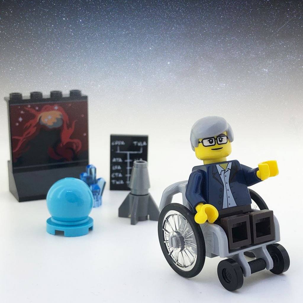 stephen hawking lego figure
