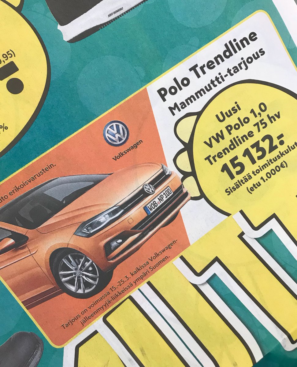 Nyt on oikea hetki ostaa uusi #Volkswagen #Polo <a href="/Kcitymarket/">K-Citymarket</a>. Tässä yhteistyössä on voimaa!