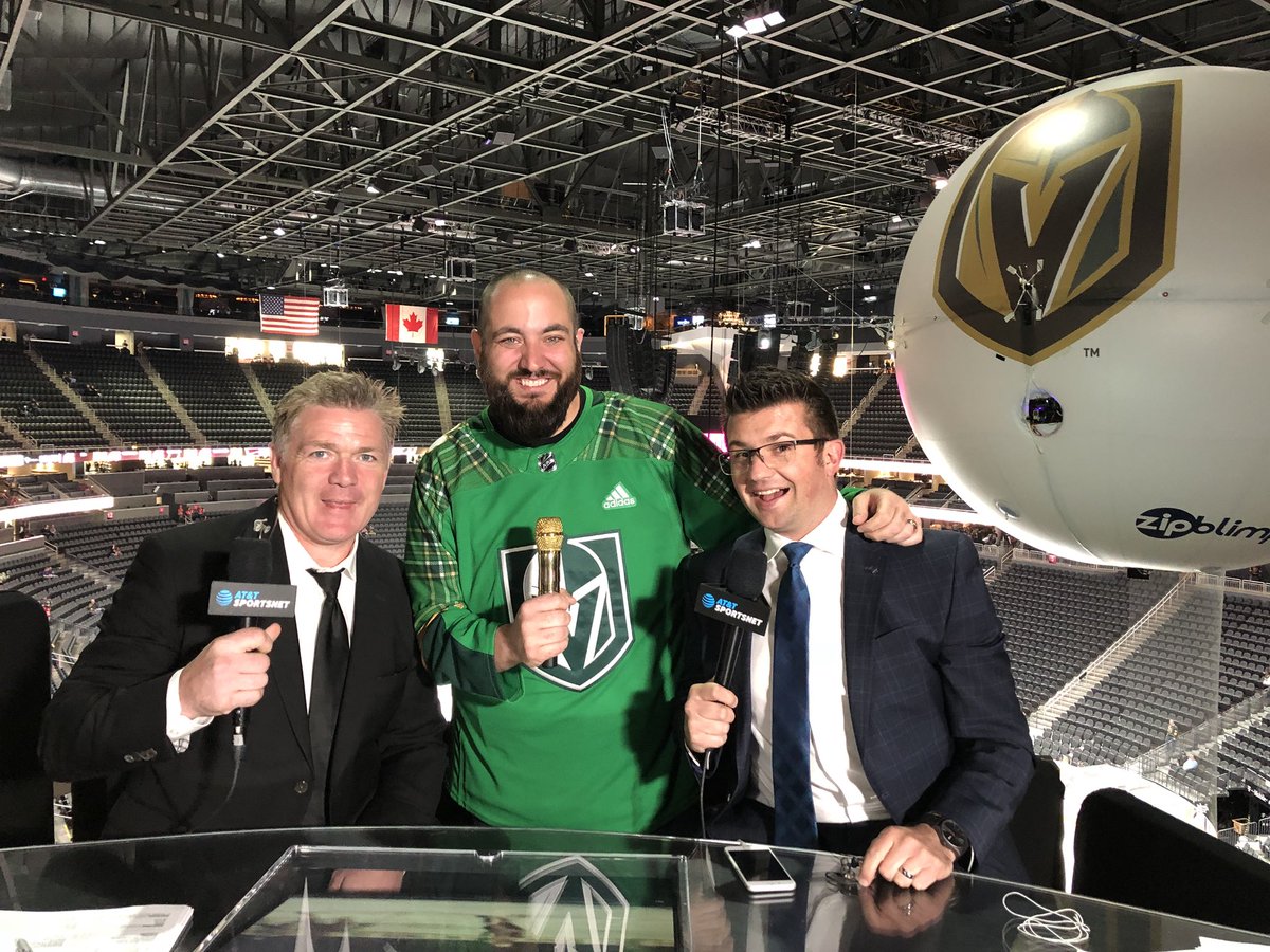 HesWayneD's tweet photo. Got some screen time w my boys @ConorMcGahey & @maydayhockey on @ATTSportsNetRM (Or at least it looks like I did!) https://t.co/aHRazxLdzE