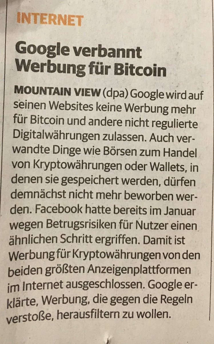 TorBla's tweet image. Wo ich mir hier die Frage stelle, wer richtet hier über Verstöße? @Google oder @facebook 🤔? Naja - ist ja gut, dass die besorgten Unternehmen sich an alle Richtlinien halten (Quelle: RP, Wirtschaft - 15.03.2018) #Netzwerkpolitik #DSGVO #ITRecht