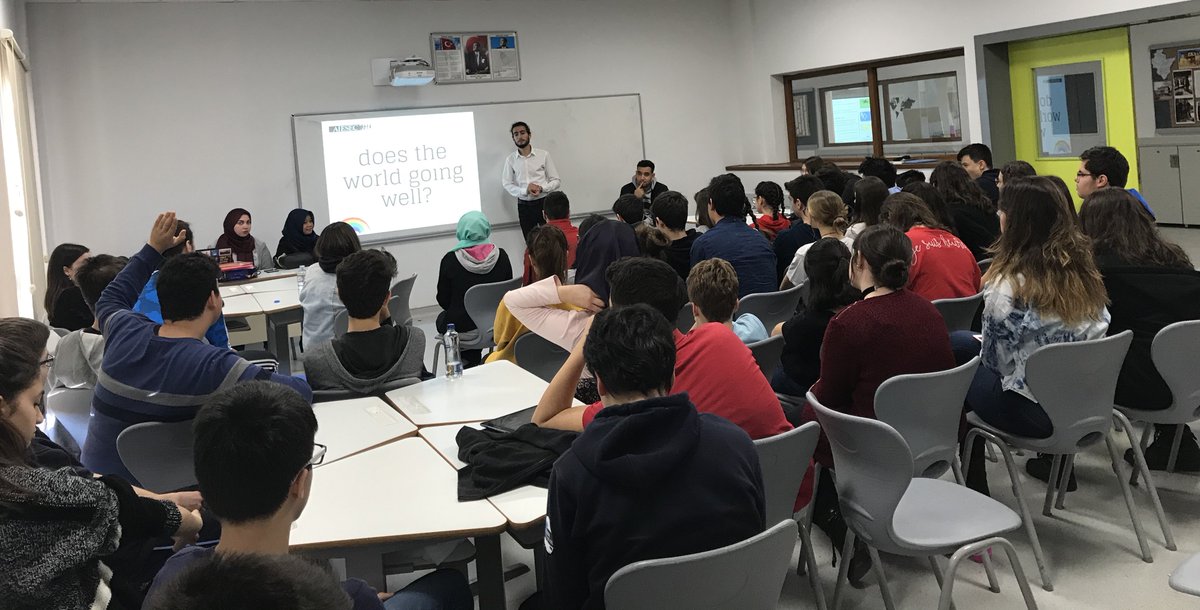 Adapazarı ENKA Lisesi, AIESEC Sakarya ortaklığı ile planlanan Sürdürülebilirlik Ayının proje tasarım gününe, öğrenci merkezli Küresel Gelişim Hedefleri paylaşımlarıyla başlandı. #SustainableSchool #PartnershipsfortheGoals #aiesec #Goal5 #Goal7 #Goal12 #Goal13 #Youth4GlobalGoals