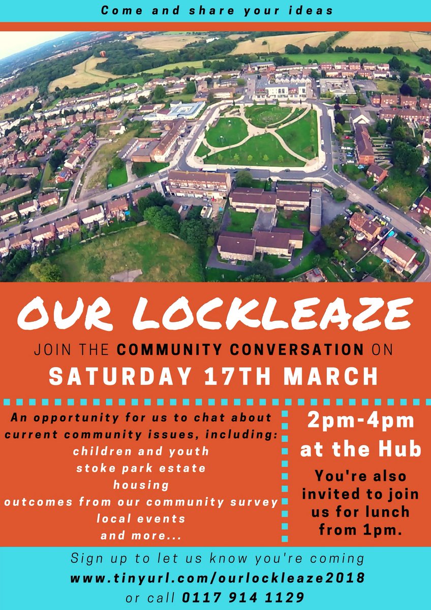 Care about youth services ending, 1000 new houses, litter, community events? People make Lockleaze and your ideas matter- come and share them- this Saturday!