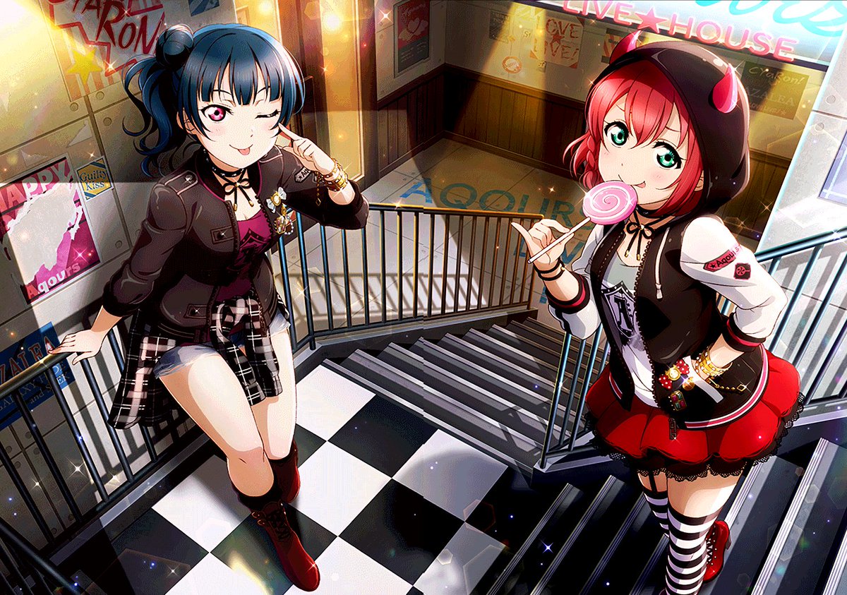 堕天使ロック] 津島善子 / [悪い子ルビィ] 黒澤ルビィ [Fallen Angel