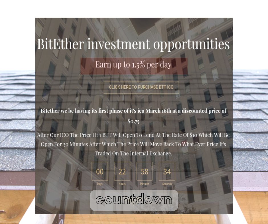 Are you ready????? You asked for it #ico #countdown #erc20