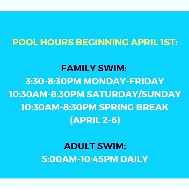 HFITlynden's tweet image. New pool hours!
.
.
.
.
#poolparty #poolhours #lifeguard #hfitlynden #swimmingpool #swim #hfitlynden #thesuniscoming #wednesday ift.tt/2GsTlcw