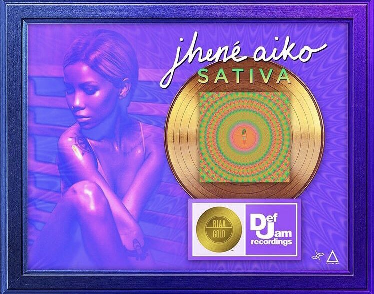 Tim_Gelt's tweet photo. GREAT things happen to GREAT people! Another “Gold” certification for #TeamJhene! Congratulations @JheneAiko on another accomplishment! #Gold #Sativa #Fisticuffs #Trip https://t.co/4bk3OIHMAS