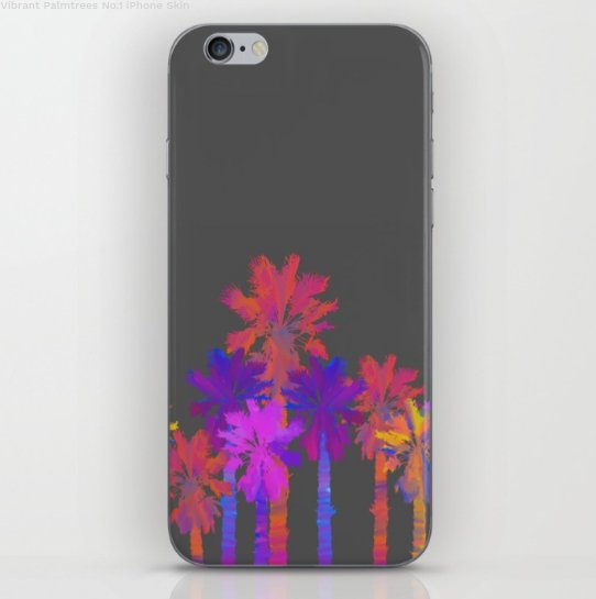 Dakinisa's tweet photo. Vibrant Palm Trees   Iphone Skin  https://t.co/fdsJQE592e https://t.co/dSJpm6sMxT