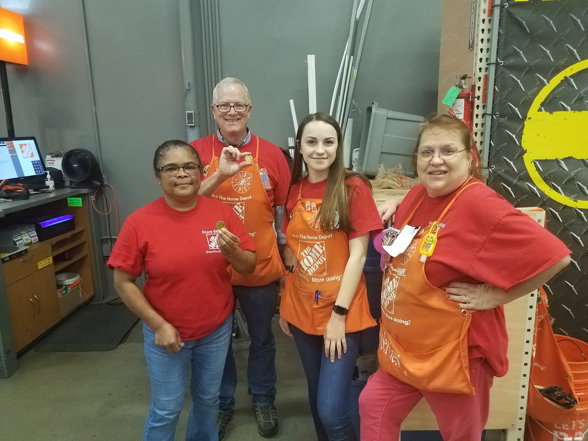 Spirit week today is all red day
At Home Depot 6688