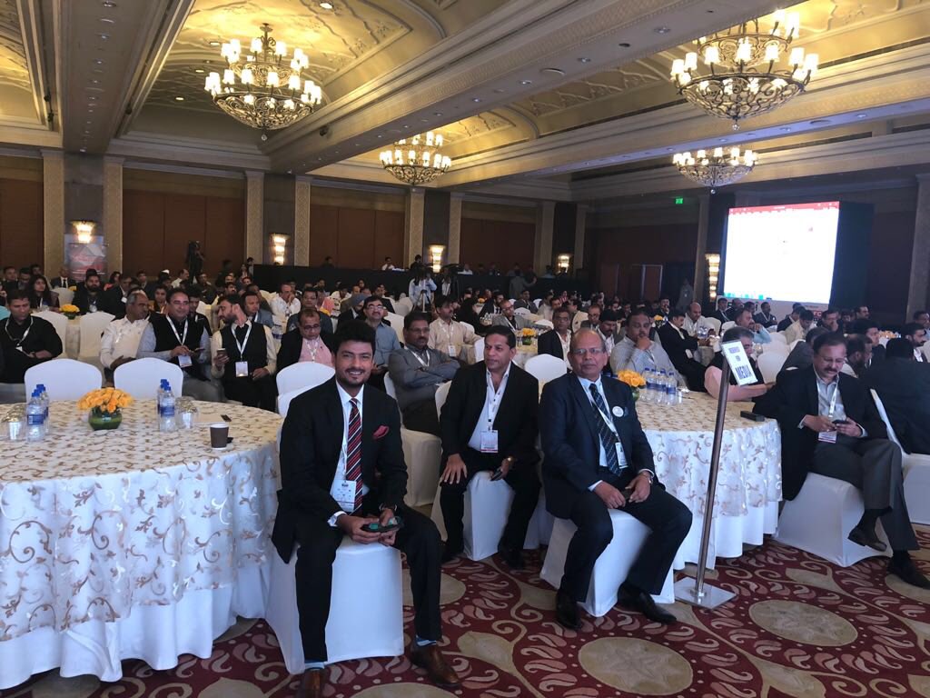 We're delighted to see a full-house at 8:40 AM this morning! We're all set to welcome Hon'ble Vice President of India <a href="/MVenkaiahNaidu/">M Venkaiah Naidu</a>.#CREDAIConclave18