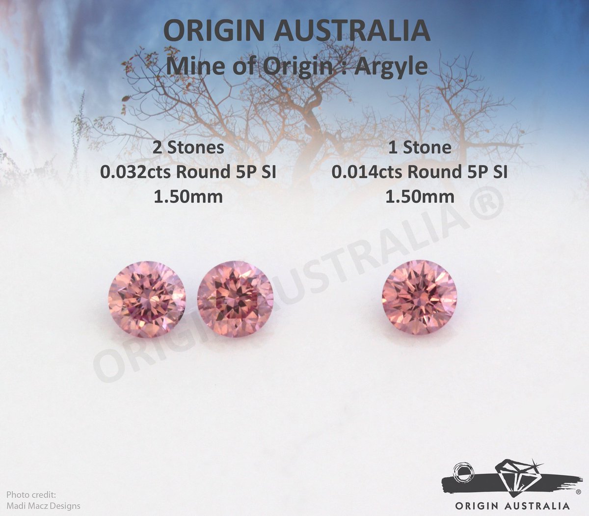 OriginAustTweet's tweet photo. ORIGIN AUSTRALIA PINK DIAMONDS 

These natural colour Pink Argyle Diamonds are extremely rare &amp; precious. 
Fetching prices in excess of 20 times their white diamond equivalents!! 

Okay so say you had to choose, which one would be your favourite?? https://t.co/GoJrBgwTks