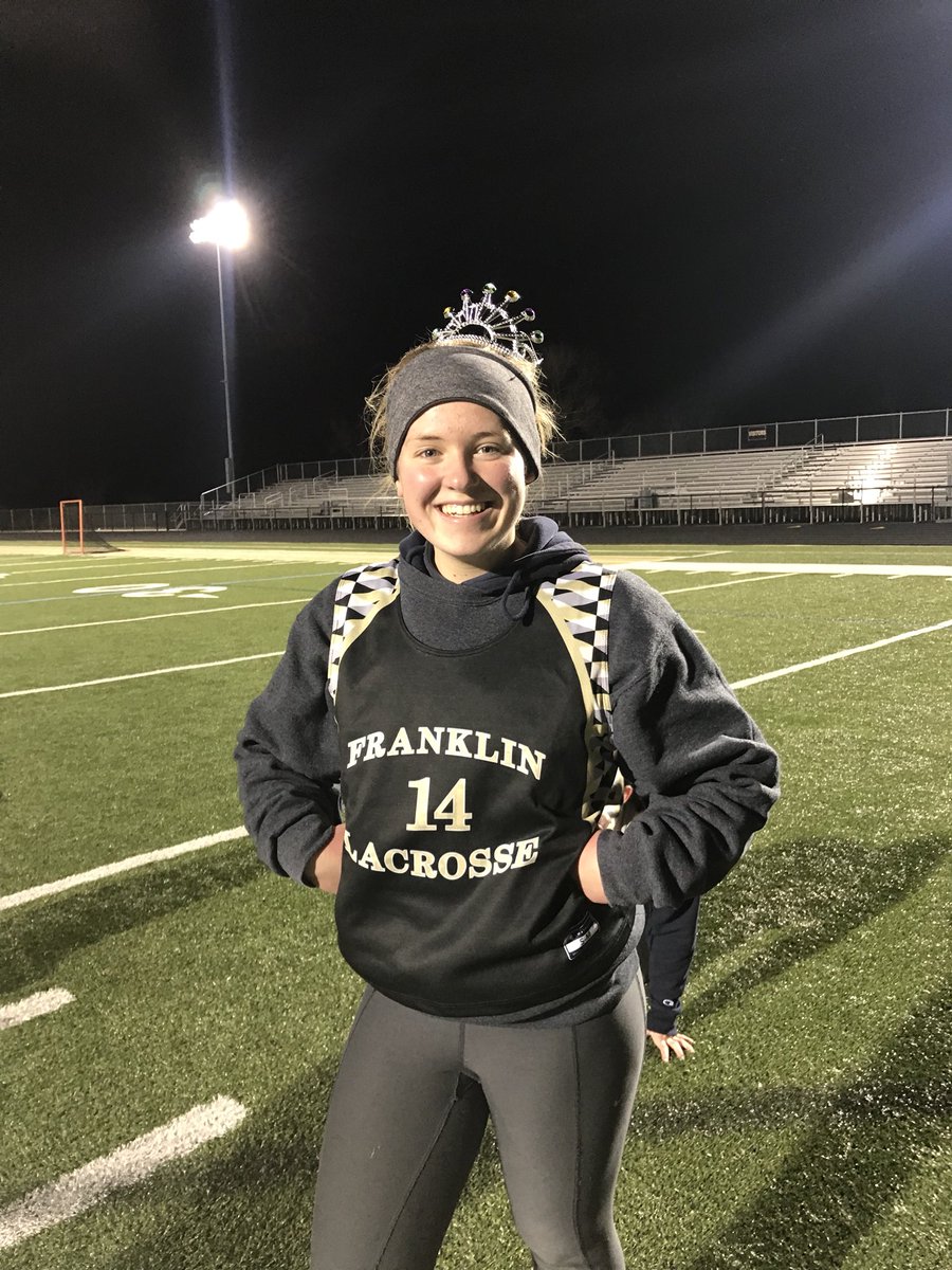 FHSlaxGALS's tweet photo. It was ground ball night. We crowned a Ground Ball Queen👑, @AmandaWachter10. @CassieA123 @AshleyHoffmann3 ever the supporting teammates. 💕😊 https://t.co/N9VoXpxNjw