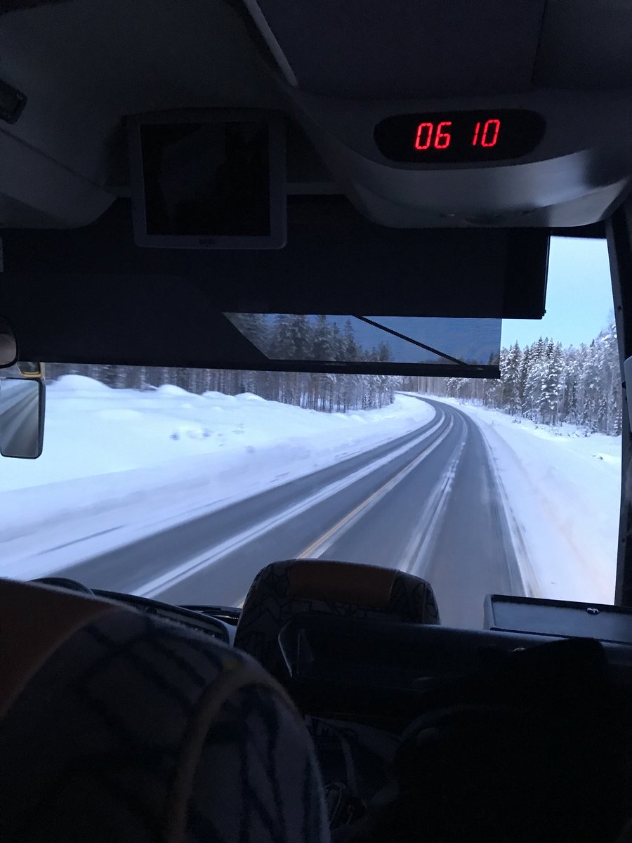 hannapakarinen's tweet photo. Helsinki here we came! Kuopio is behind and over one hour travel by bus #eHealth2018 @FSfTeHP https://t.co/Z1rl3gCibZ