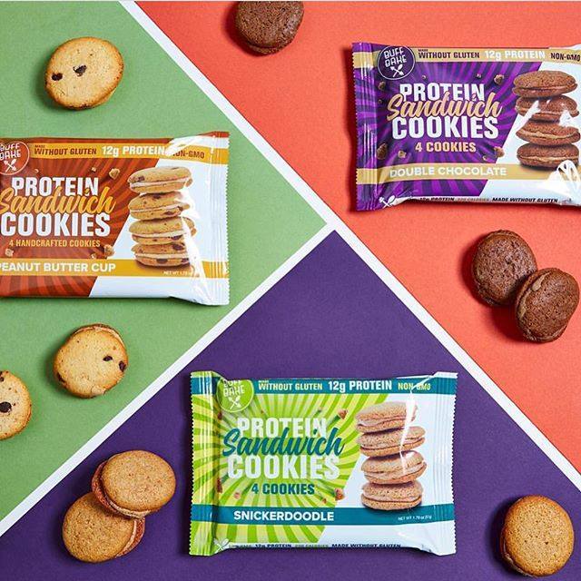 CampusProtein's tweet photo. THIS IS NOT A DRILL! 🚨 New Protein Sandwich Cookies are here - get 10% off using code: COOKIES 🍪Snickerdoodle 🍫Double Chocolate 🥜Peanut Butter Cup. . TAP ON IMAGE #sandwichcookies #protein #buffbake #spreadthefit #campusprotein #teamcp … https://t.co/Vbx1YDxKUE https://t.co/ioYXQU0nCq