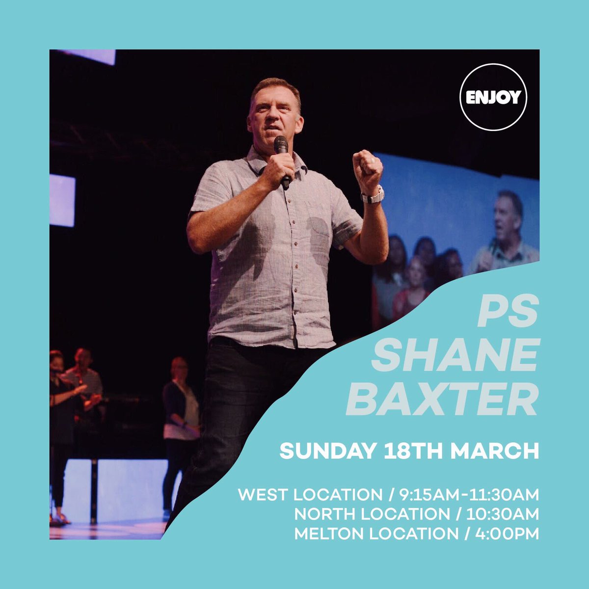 This Sunday Ps Shane will be bringing an awesome word this Sunday in our West, North + Melton Locations. It's going to be a great day with family + friends across all of our Locations. We look forward to seeing you in church! #enjoychurch #Ask2018 #changinglives