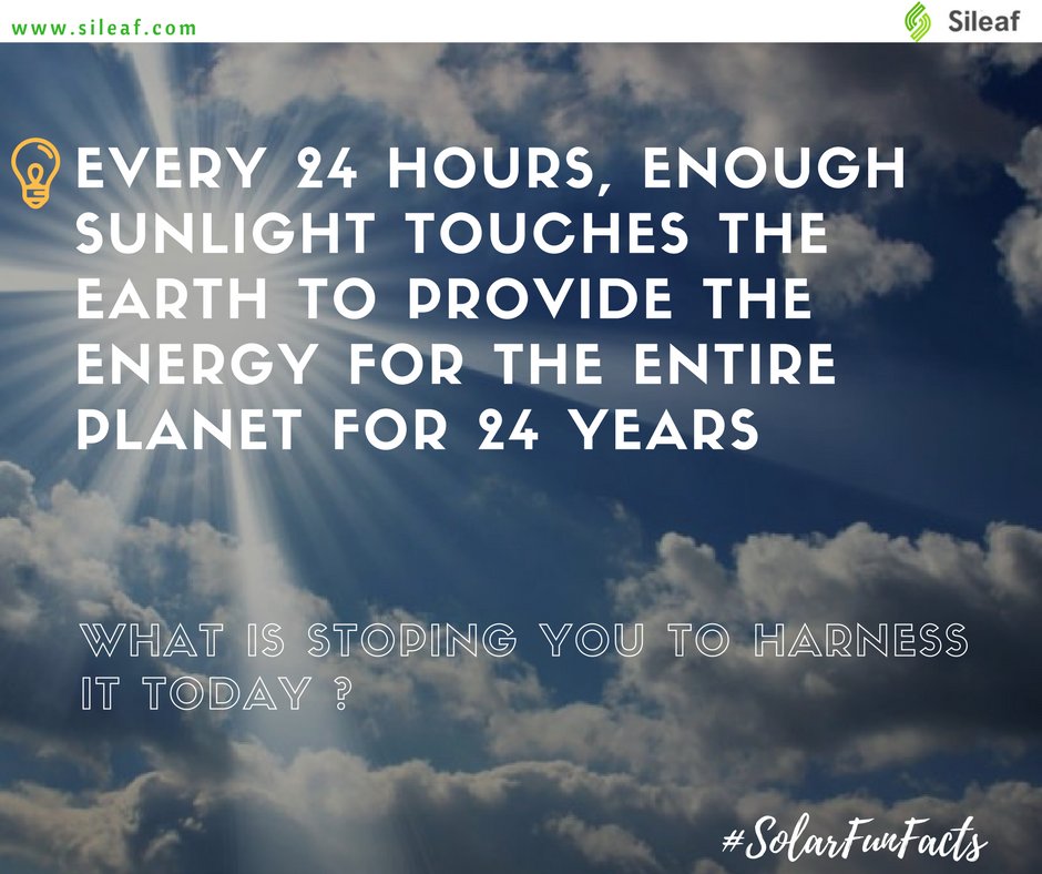SileafTech's tweet photo. The sun is the most abundant source of energy.What is stopping you to harness this power today?

#ThursdayThoughts 
#RelyOnSoalr #solarthoughts #Solar #solarpower #SolarEnergy #solarupdates #GoSolar #ThursdayMotivation #GreenEnergy https://t.co/H3GSQl1vN0