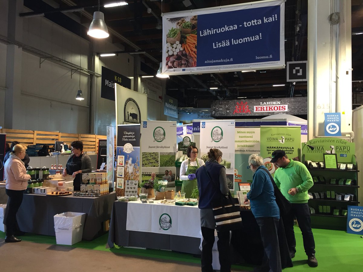 Toinen <a href="/GastroHelsinki/">GastroHelsinki</a> -päivä on käynnistynyt #aitojamakuja maakunnista -osastolla. Tervetuloa tutustumaan 10 #lähiruoka’yritykseen ja maistelemaan paikallisia herkkuja eri puolilta Suomea!