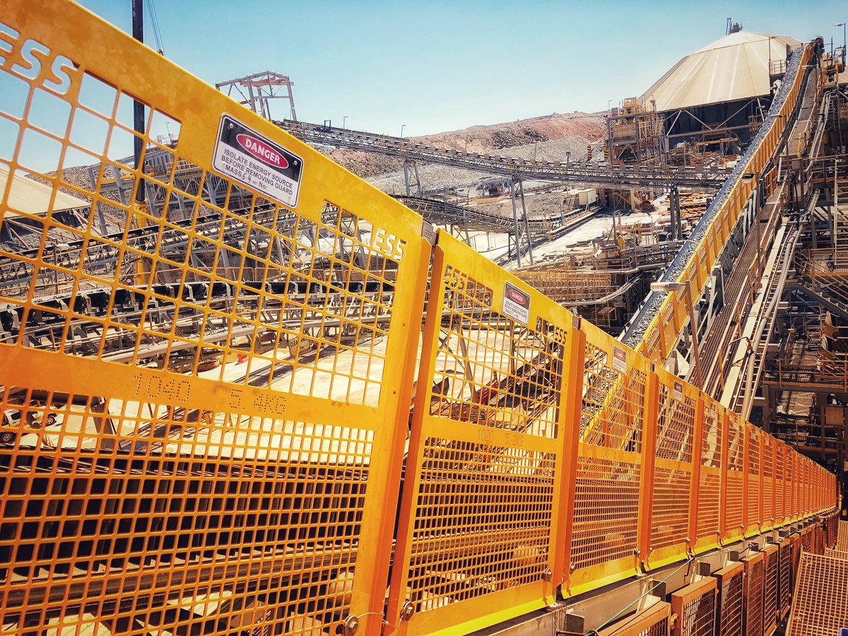120 meters installed over a 48 hour period, EZI-GUARD panels protect staff from coming in contact with moving machinery while allowing for inspection of components and material flow!

For more information on EZI-GUARD: esseng.com.au/site/38ca115f/…