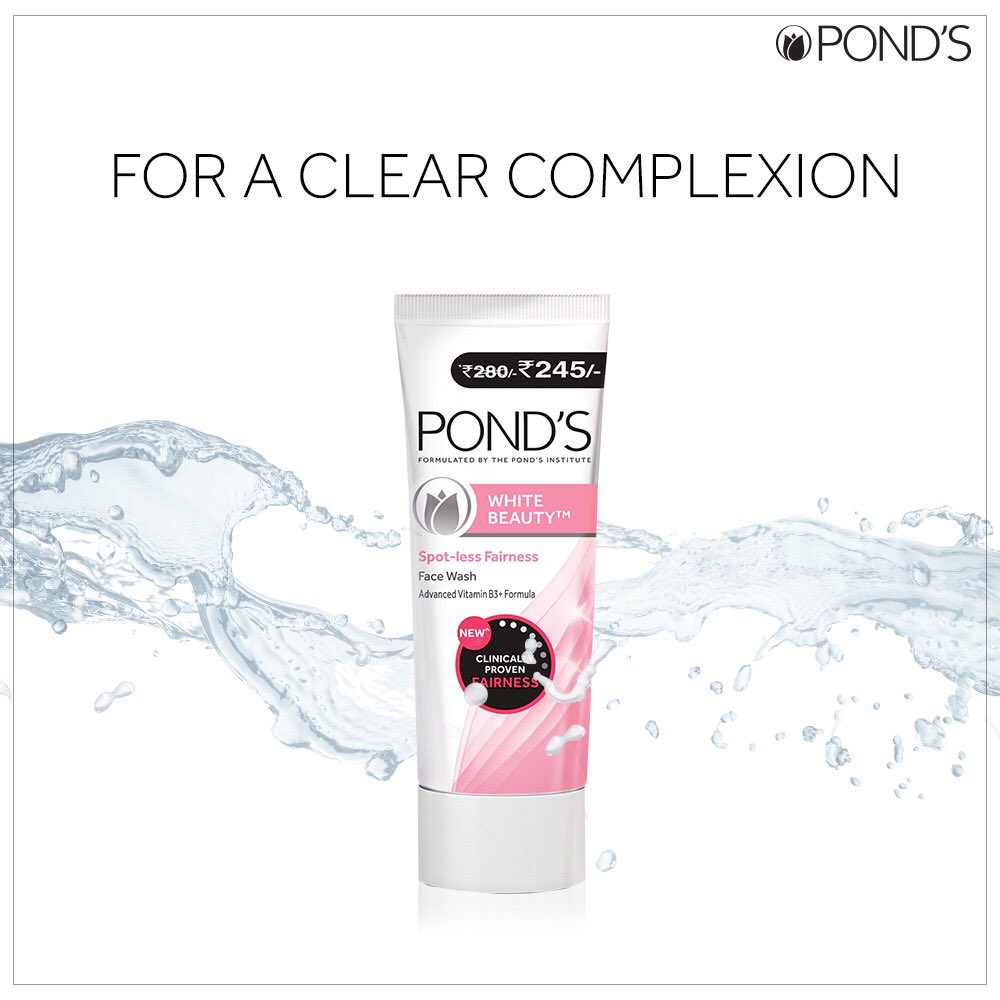 ponds spotless fairness face wash