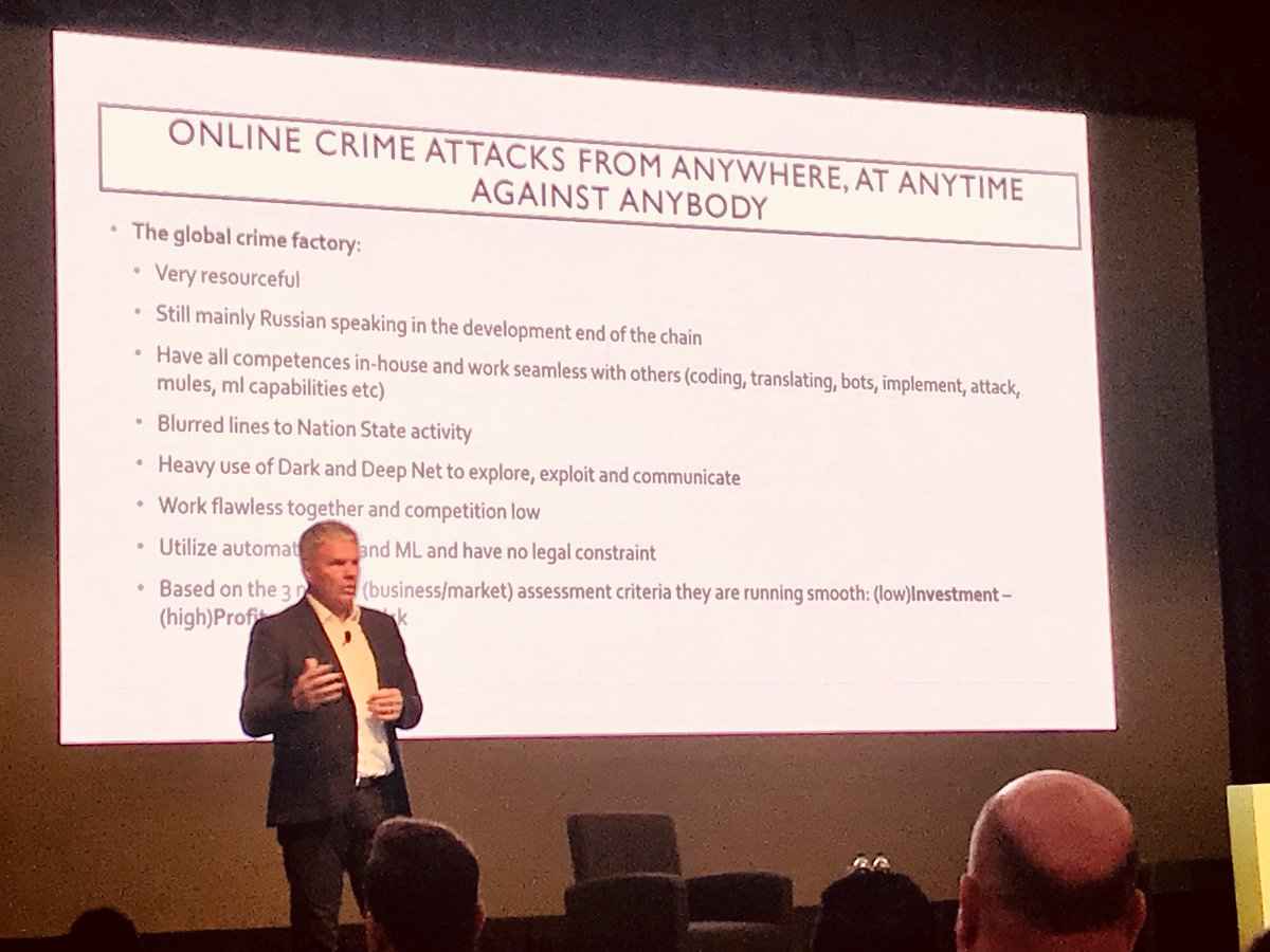 warrencammack's tweet photo. Petya went from a flaw to a weapon in less than 6 weeks. Time is critical in #CyberAttacks by @TroelsOerting ex-CISO of Barclays at #FSTSecurity https://t.co/cIsT1HaXSz