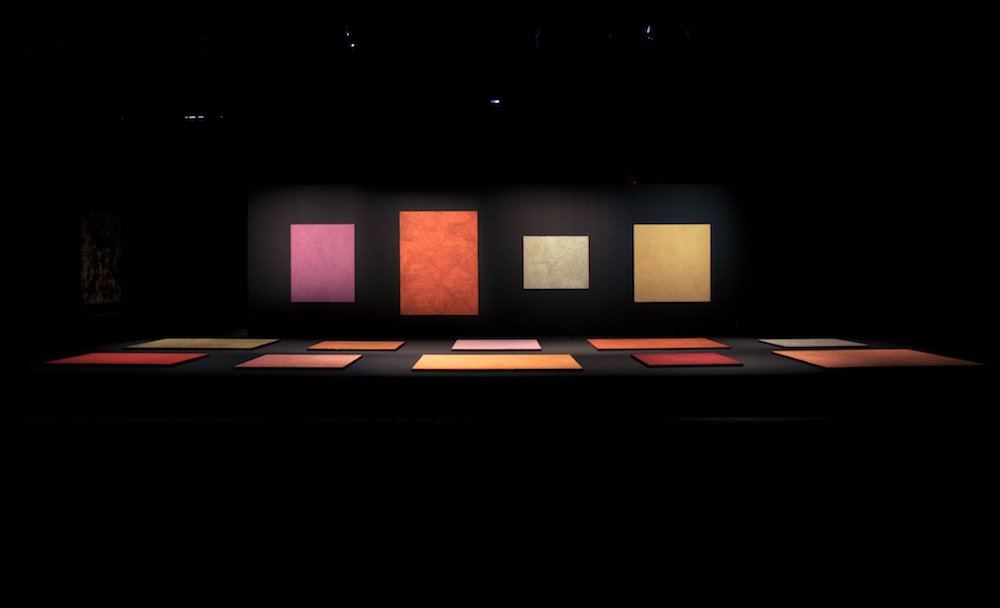 utopiaartsydney's tweet photo. 3GeorgeTjungurrayi knocking them out @Carriageworks in the @biennalesydney of Sydney curated so well by @MamiKataoka_2018 https://t.co/LpaVPZS9ky