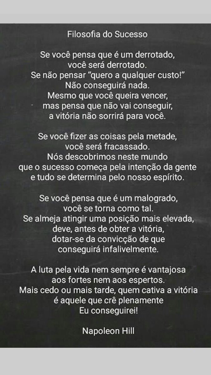 Fala para si...repita e repita