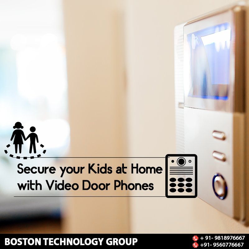 boston_techno's tweet photo. How safe are your kids really when left at home alone? Get Video Door Phones installed by the expert technicians at Boston Technology Group and secure your kids’ well being. To get it installed contact us at +91-9818976667 or +91-9560776667.
#VideoDoorPhones #FireSafetyEquipment https://t.co/U0NUAes6bR