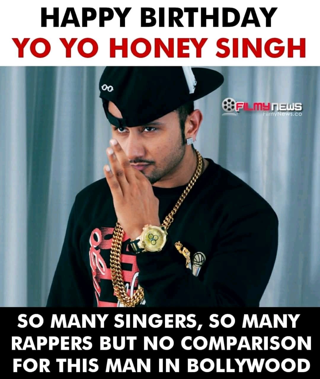 Happy birthday yo yo honey Singh 