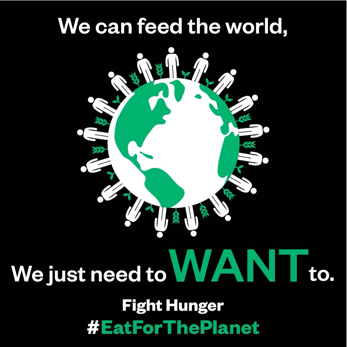 How can you fight #WorldHunger with what's on your plate? Find out in the book #EatForThePlanet. Order your copy today! eftp.co #Vegan