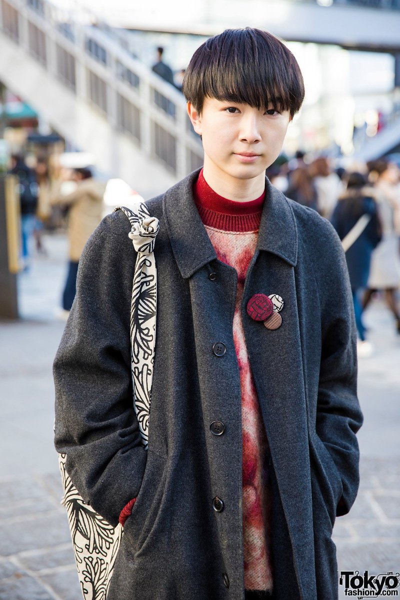 Harajuku Guy in Casual Streetwear Style w/ Christopher Nemeth & Dr
