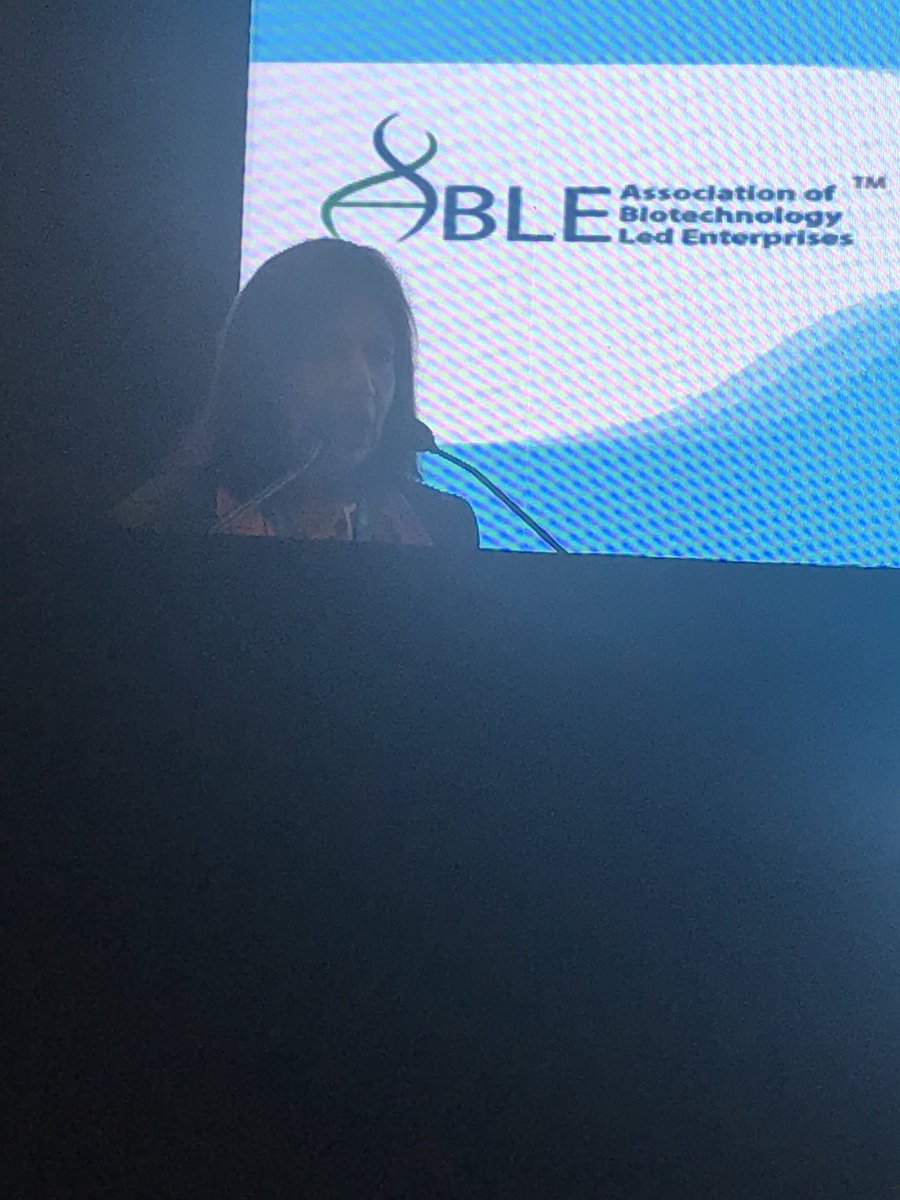 Kiran the champion of Indian Biotechnology and opinion leader speaking on Data science.@kiranshaw